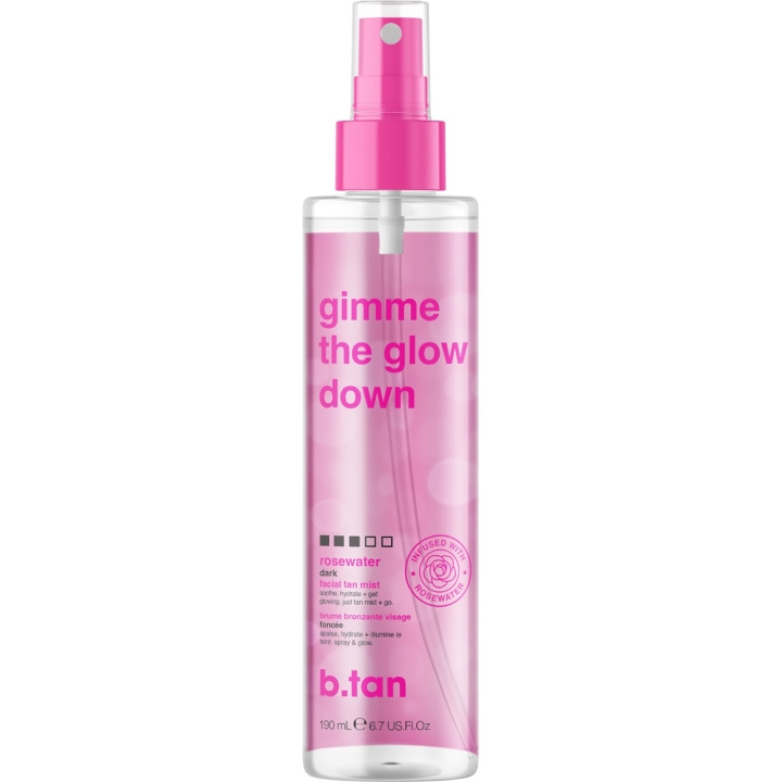 b.tan Gimme The Glow Down Facial Tan Mist 190ml in the group BEAUTY & HEALTH / Skin care / Body health / Mody mist at TP E-commerce Nordic AB (D29137)