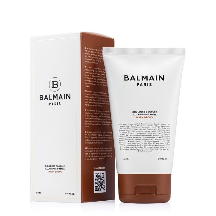 Balmain Hair Couleurs Couture Illuminating Mask - Warm Brown - 150 ml in the group BEAUTY & HEALTH / Hair & Styling / Hair care / Hair Mask at TP E-commerce Nordic AB (D29149)