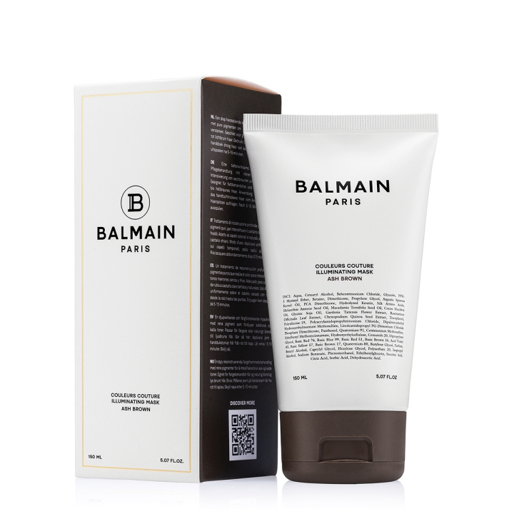 Balmain Hair Couleurs Couture Illuminating Mask - Ash Brown - 150 ml in the group BEAUTY & HEALTH / Hair & Styling / Hair care / Hair Mask at TP E-commerce Nordic AB (D29150)