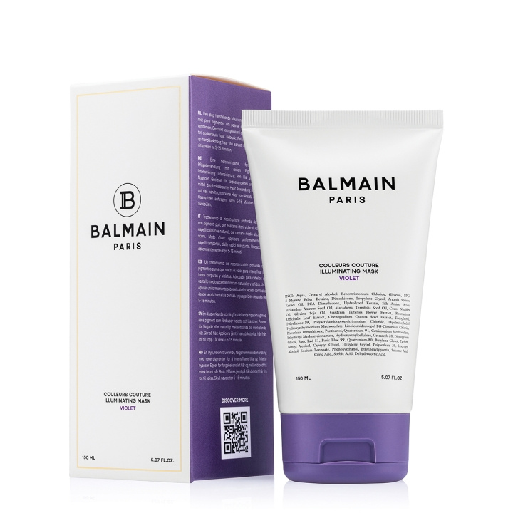 Balmain Hair Couleurs Couture Illuminating Violet Mask - Violet - 150ml in the group BEAUTY & HEALTH / Hair & Styling / Hair care / Hair Mask at TP E-commerce Nordic AB (D29153)