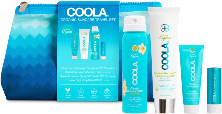 Coola Signature 4 Piece Travel Kit - Travel-sized in the group BEAUTY & HEALTH / Skin care / Tanning / Sunscreen at TP E-commerce Nordic AB (D29211)