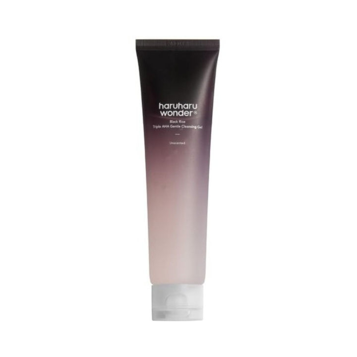 Haruharu Wonder Black Rice Triple AHA Gentle Cleansing Gel - Black - 100 ml in the group BEAUTY & HEALTH / Skin care / Face / Cleaning at TP E-commerce Nordic AB (D29257)