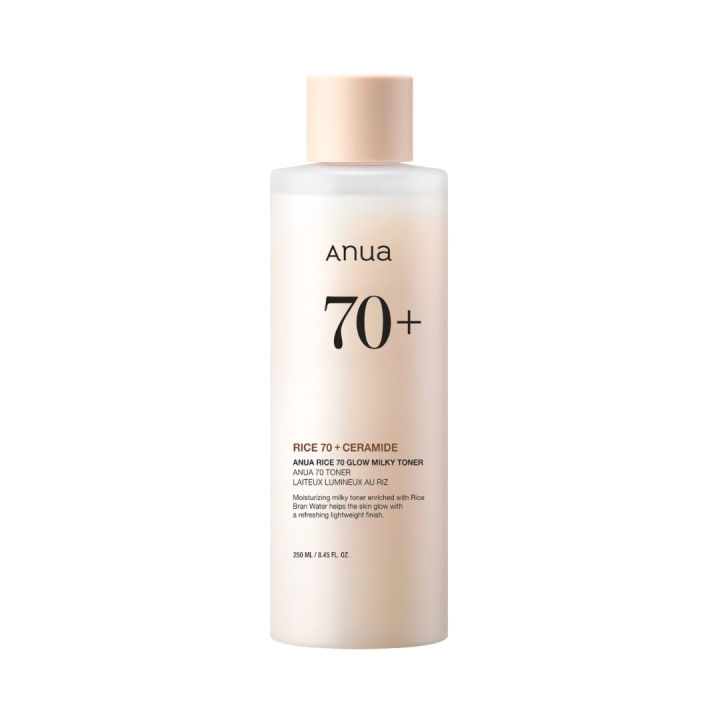 Anua Rice 70 Glow Milky Toner - 250 ml in the group BEAUTY & HEALTH / Skin care / Face / Face Water & Facemist at TP E-commerce Nordic AB (D29300)