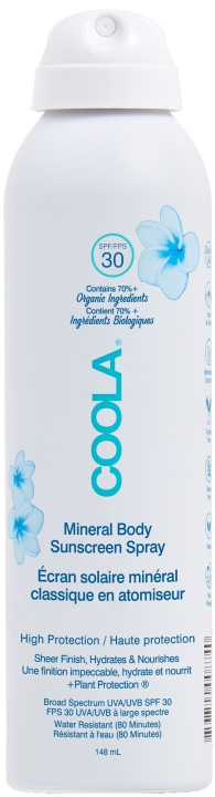 Coola Mineral Body Spray Fragrance Free - SPF 30 in the group BEAUTY & HEALTH / Skin care / Tanning / Sunscreen at TP E-commerce Nordic AB (D29312)