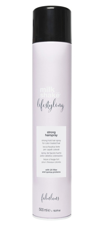 Milk_Shake Lifestyling Hairspray Strong Hold 500 ml in the group BEAUTY & HEALTH / Hair & Styling / Hair styling / Hair spray at TP E-commerce Nordic AB (D29401)