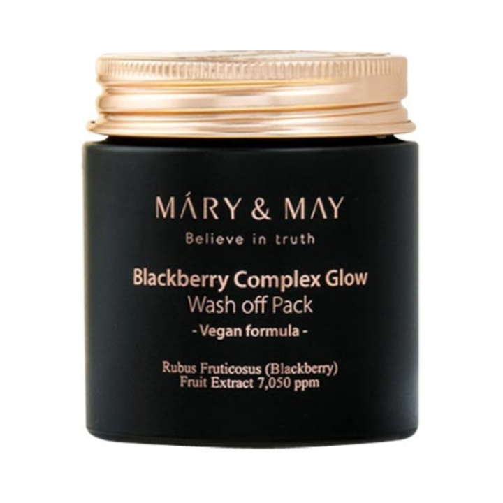 Mary&May Blackberry Complex Glow Wash Off Pack - 125 g in the group BEAUTY & HEALTH / Skin care / Face / Masks at TP E-commerce Nordic AB (D29418)
