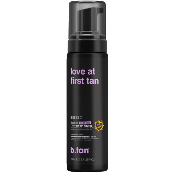 b.tan Love At First Tan Tan Mousse 200 ml in the group BEAUTY & HEALTH / Skin care / Tanning / Sunless tanning at TP E-commerce Nordic AB (D29426)