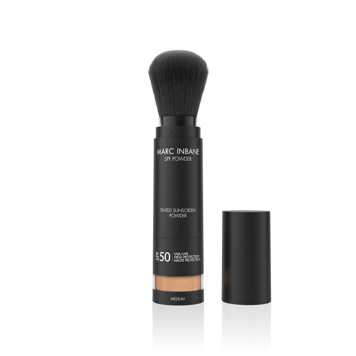 MARC INBANE Tinted SPF50 Powder - Medium - 4.3 in the group BEAUTY & HEALTH / Makeup / Facial makeup / Powders at TP E-commerce Nordic AB (D29467)