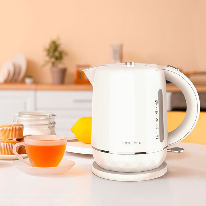 Terraillon Diamond Frukostpaket Serie Vit in the group HOME, HOUSEHOLD & GARDEN / Household appliances / Water & Juice / Kettles at TP E-commerce Nordic AB (D29488)
