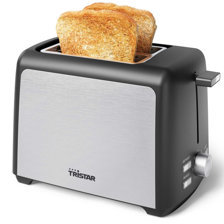 Tristar Brödrost BR-1058 Rostfri 2 skivors 800W in the group HOME, HOUSEHOLD & GARDEN / Household appliances / Toasters & Bread grills / Toasters at TP E-commerce Nordic AB (D29498)