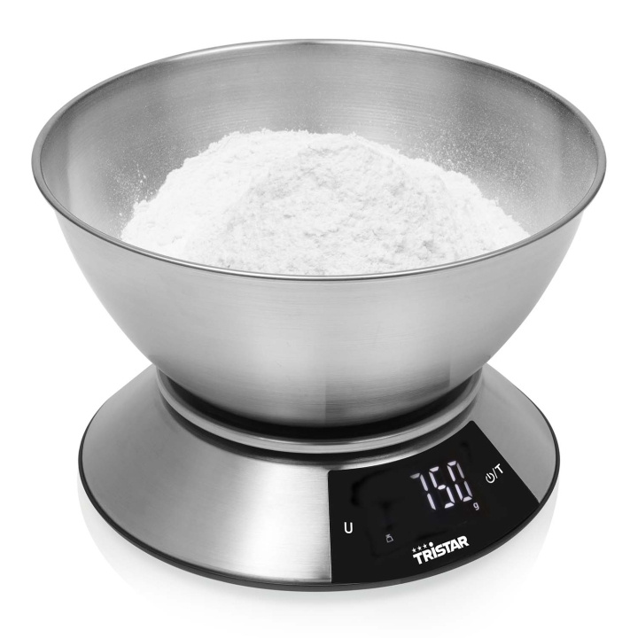 Tristar Köksvåg KW-2453 Digital med skål 5kg AAA in the group HOME, HOUSEHOLD & GARDEN / Kitchen utensils / Kitchen scales at TP E-commerce Nordic AB (D29500)