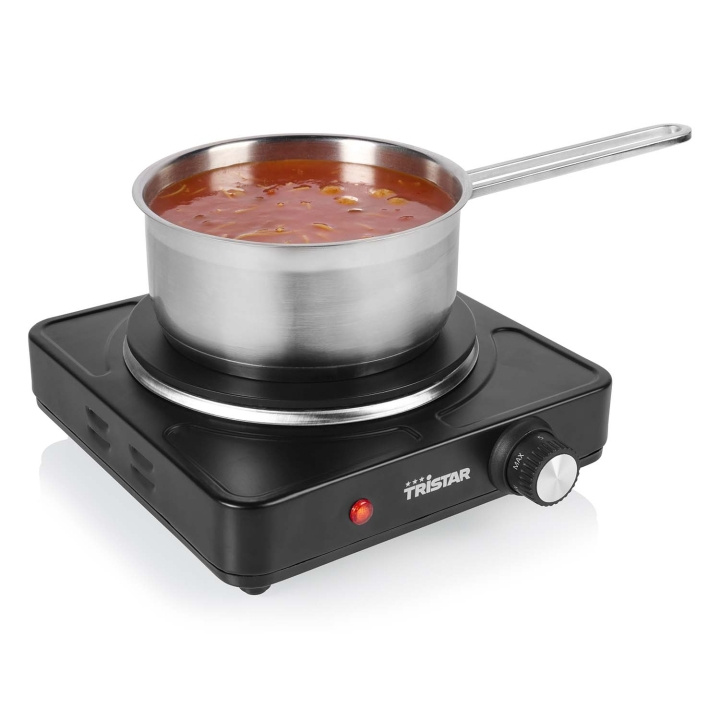 Tristar Kokplatta enkel KP-6151 1500W 18,5cm in the group HOME, HOUSEHOLD & GARDEN / Household appliances / Cooktops and Hot plates at TP E-commerce Nordic AB (D29501)