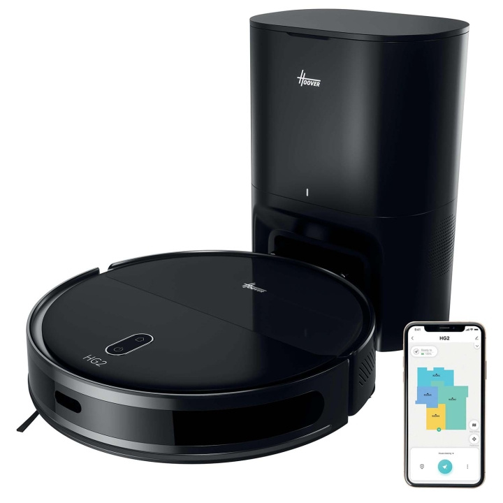 Hoover Robotdammsugare HG2 Våt & Torr med Tömningsstation in the group HOME, HOUSEHOLD & GARDEN / Cleaning products / Vacuum cleaners & Accessories / Robot vaccum cleaners at TP E-commerce Nordic AB (D29519)