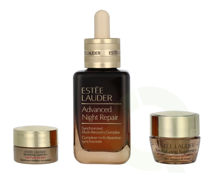 Estee Lauder Collagen Power Glow Set 58 ml Night Repair 50ml,/Revitalizing Supreme + Youth Power Eye Balm 3ml/Revitalizing Supreme/Youth Power Creme 5ml, in the group BEAUTY & HEALTH / Skin care / Face / Skin serum at TP E-commerce Nordic AB (D29589)