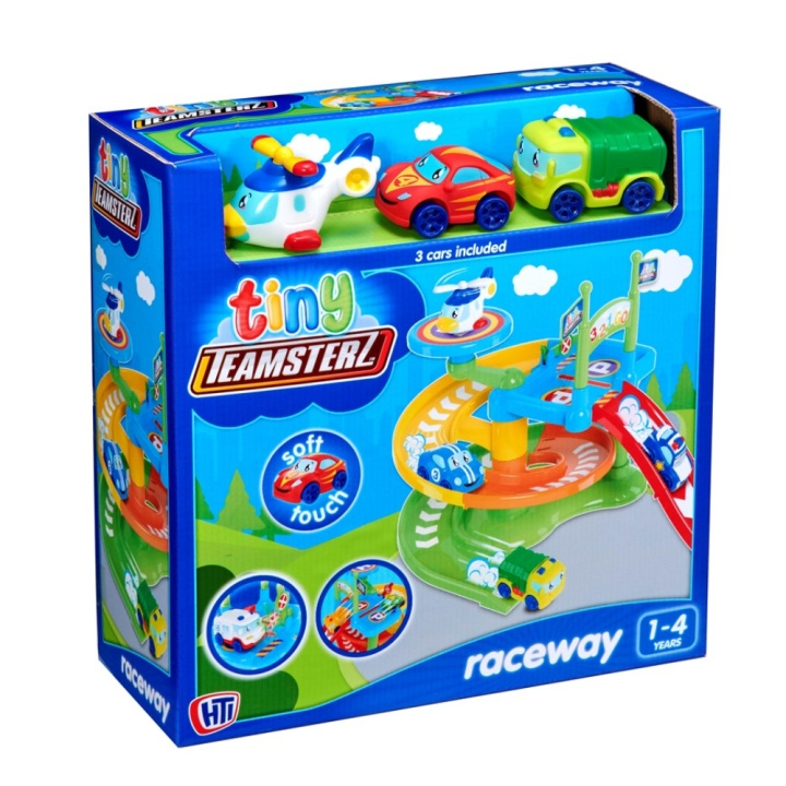 Teamsterz Tiny Teamsterz - Raceway + 3 cars (1425004) in the group TOYS, KIDS & BABY PRODUCTS / Toys / Play set at TP E-commerce Nordic AB (D29657)
