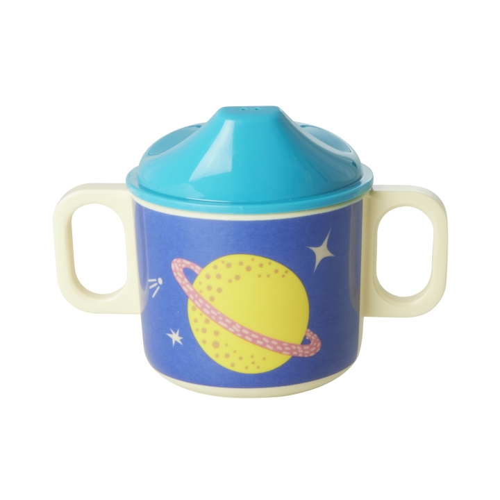 RICE 2 Handle Baby Cup - Galaxy Print in the group TOYS, KIDS & BABY PRODUCTS / Eat & Drink / Children\'s tableware at TP E-commerce Nordic AB (D29662)