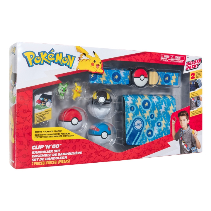 Pokémon Clip No Go Bandolier Promo Set - (PKW4293) in the group TOYS, KIDS & BABY PRODUCTS / Toys / Play set at TP E-commerce Nordic AB (D29666)