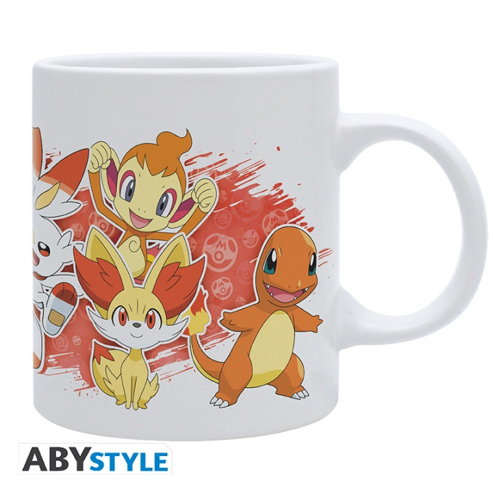 POKEMON Mug Fire Starters - White - 320 ml in the group Sport, leisure & Hobby / Fun stuff / Cups at TP E-commerce Nordic AB (D29684)