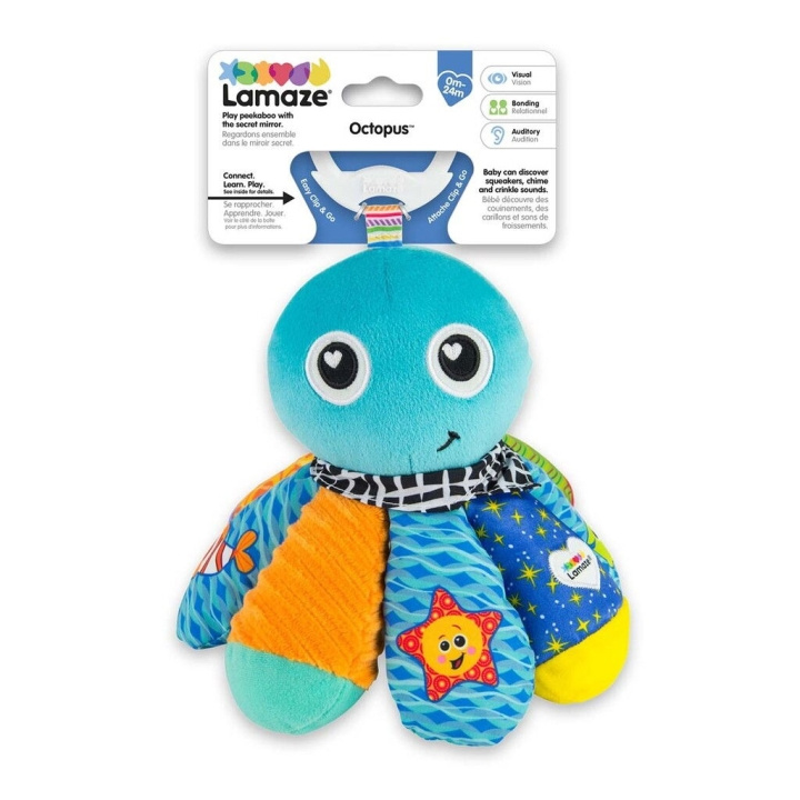 Lamaze Clip & Go Salty Sam The Octopus - (941-27514) in the group TOYS, KIDS & BABY PRODUCTS / Baby toys / stuffed animals at TP E-commerce Nordic AB (D29709)