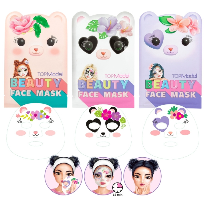 TOPModel (Bundle) TOPModel - Face Mask Animal BEAUTY and ME ( 0412824 ) in the group TOYS, KIDS & BABY PRODUCTS / Toys / Crafts at TP E-commerce Nordic AB (D29718)