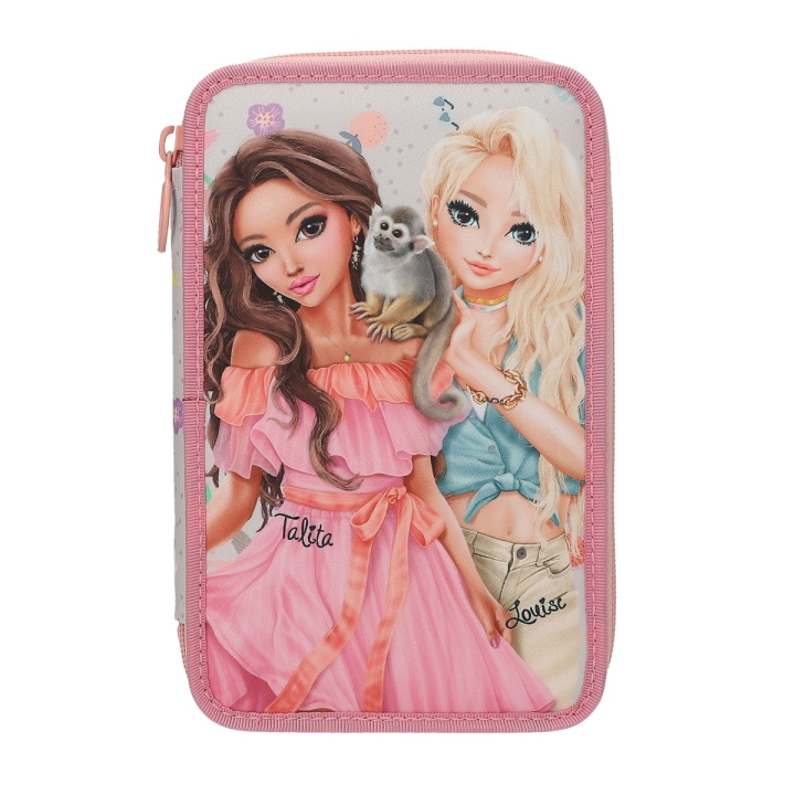 TOPModel Triple Pencil Case JUICY - apricot, pink, yellow (413324) in the group TOYS, KIDS & BABY PRODUCTS / Toys / Pencil case at TP E-commerce Nordic AB (D29734)