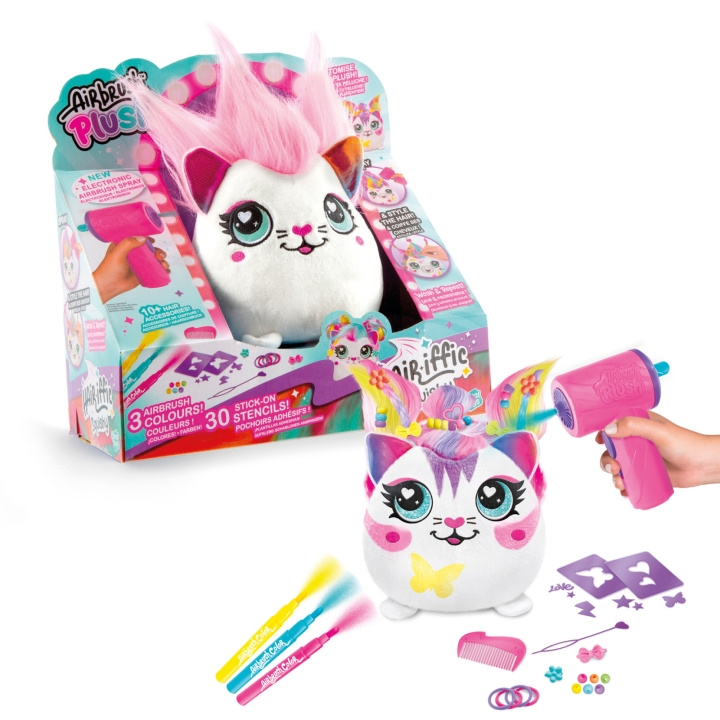 Airbrush Plush Hair\'iffic 17cm Squish Pal - Precious (1040112) in the group TOYS, KIDS & BABY PRODUCTS / Baby toys / stuffed animals at TP E-commerce Nordic AB (D29753)