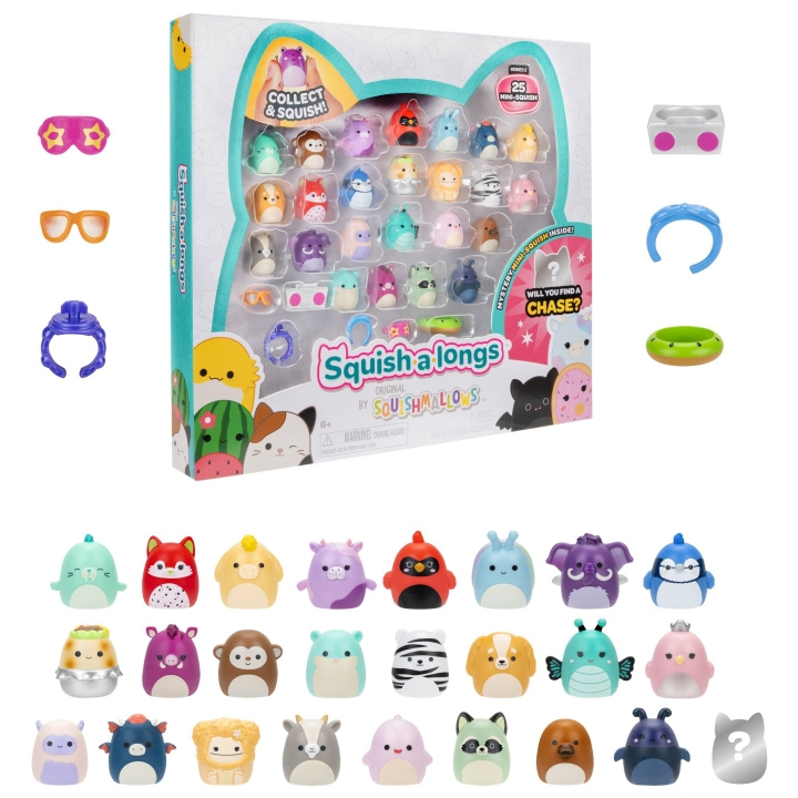 Squishalongs 2,5 cm 25 Pack S2 (SKU: 2510134) in the group TOYS, KIDS & BABY PRODUCTS / Toys / Figures, Miniatures & accessories at TP E-commerce Nordic AB (D29754)