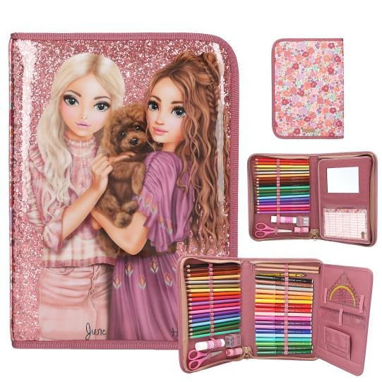 TOPModel Big Pencil Case FLORAL ( 0413056 ) in the group TOYS, KIDS & BABY PRODUCTS / Toys / Crafts at TP E-commerce Nordic AB (D29773)