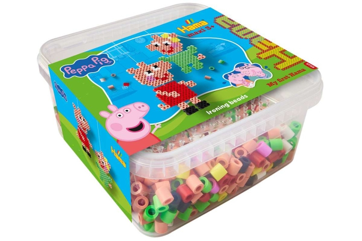 Peppa Pig Hama - Maxi beads Peppa Pig & Little sister (388755) in the group TOYS, KIDS & BABY PRODUCTS / Toys / Crafts at TP E-commerce Nordic AB (D29802)