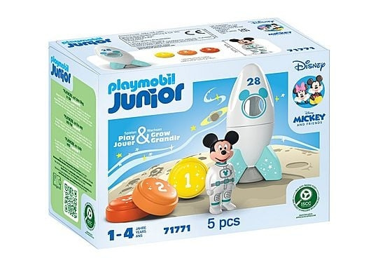 Playmobil Mickey Mouse\'s Rocket Space Adventure (71771) in the group TOYS, KIDS & BABY PRODUCTS / Toys / Figures, Miniatures & accessories at TP E-commerce Nordic AB (D29849)