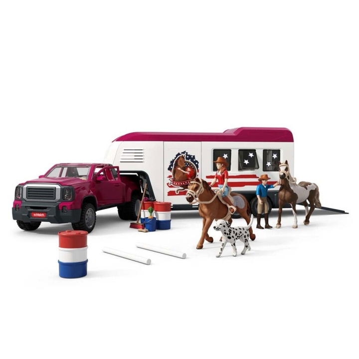 Schleich Lakeside Truck and Trailer (42705) in the group TOYS, KIDS & BABY PRODUCTS / Toys / Play set at TP E-commerce Nordic AB (D29856)