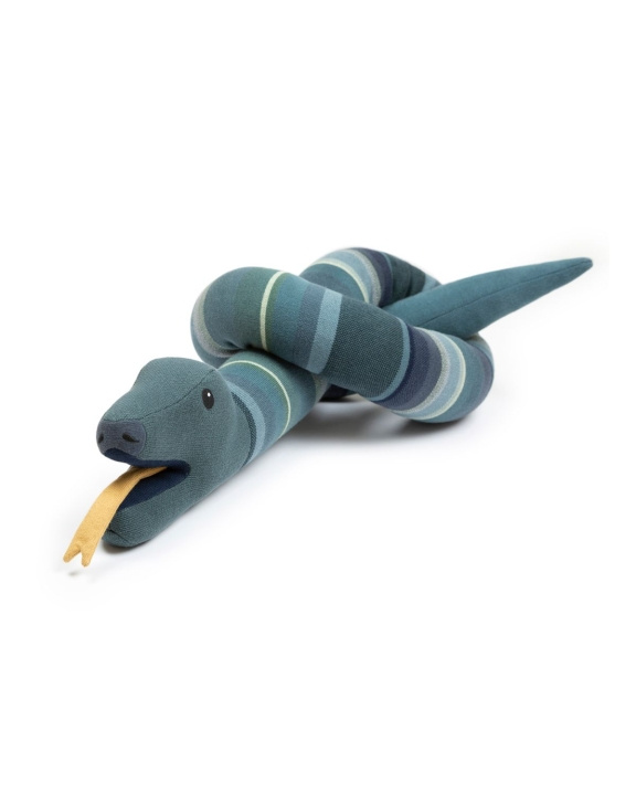 Smallstuff Cushion Toy Animal Snake - Multi Green/Blue in the group TOYS, KIDS & BABY PRODUCTS / Baby toys / stuffed animals at TP E-commerce Nordic AB (D29860)