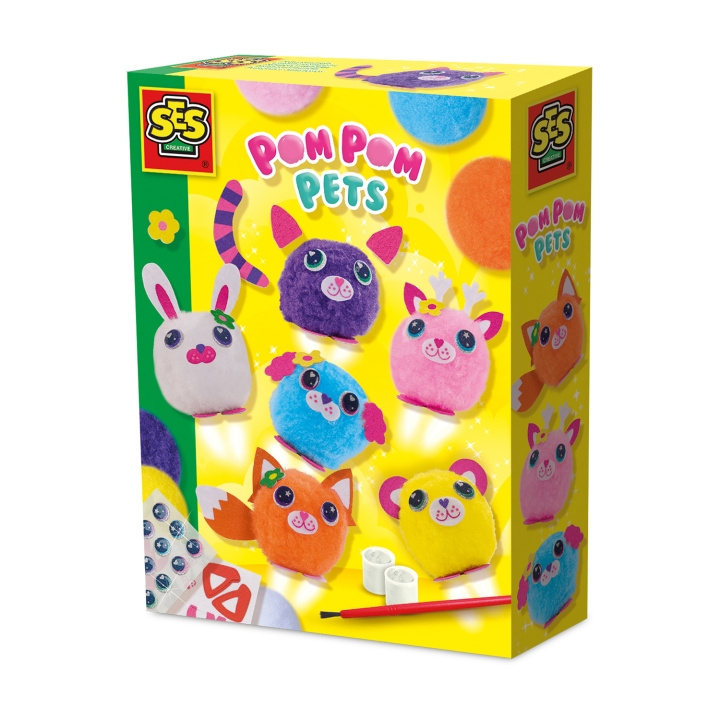 SES Creative Pom Pom Pets - (S14789) in the group TOYS, KIDS & BABY PRODUCTS / Toys / Figures, Miniatures & accessories at TP E-commerce Nordic AB (D29868)