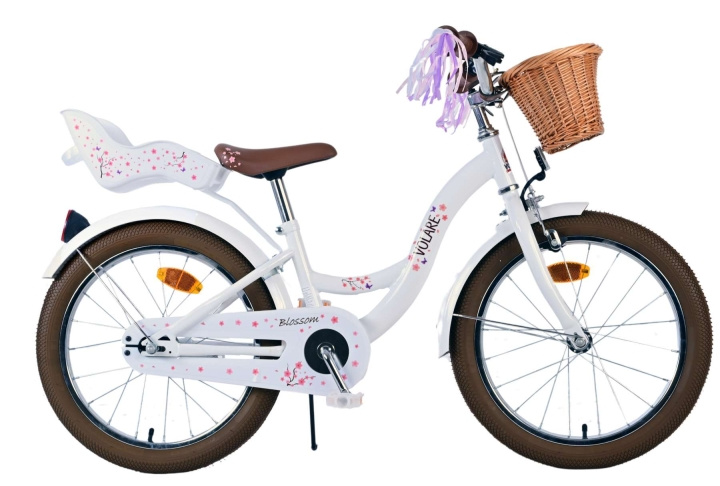 Volare Children\'s Bicycle 18 - Blossom White (51834) in the group TOYS, KIDS & BABY PRODUCTS / Outdoor toys / Bicycles & Scooters at TP E-commerce Nordic AB (D29888)