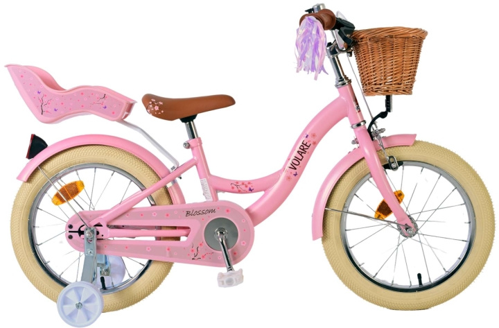 Volare Children\'s Bicycle 16 - Blossom Pink (51650) in the group TOYS, KIDS & BABY PRODUCTS / Outdoor toys / Bicycles & Scooters at TP E-commerce Nordic AB (D29889)