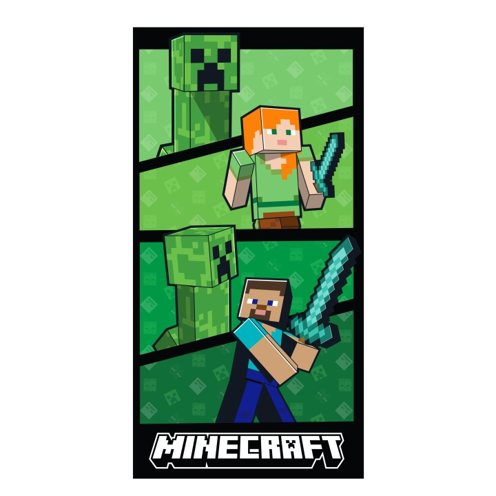MINECRAFT Beach towel - 70 x 140 cm - Minecraft (MNC698) in the group HOME, HOUSEHOLD & GARDEN / Bathroom / Towels at TP E-commerce Nordic AB (D29897)