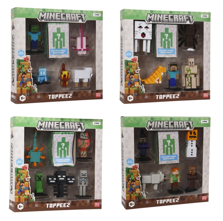 MINECRAFT 3D Figure 6 Pack Deluxe Box asst (2060MC) in the group TOYS, KIDS & BABY PRODUCTS / Toys / Figures, Miniatures & accessories at TP E-commerce Nordic AB (D29926)