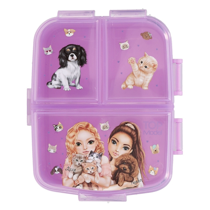 TOPModel Lunchbox XL KITTY and DOGGY - Lilac - XL in the group TOYS, KIDS & BABY PRODUCTS / Eat & Drink / Children\'s tableware at TP E-commerce Nordic AB (D29934)