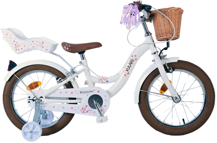 Volare Children\'s bike Blossom 16 CB white (51653) in the group TOYS, KIDS & BABY PRODUCTS / Outdoor toys / Bicycles & Scooters at TP E-commerce Nordic AB (D29966)