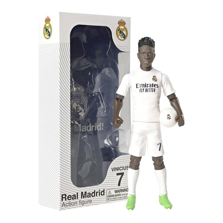 Socker Real Madrid Vinicius Junior 20cm (83606) in the group TOYS, KIDS & BABY PRODUCTS / Toys / Figures, Miniatures & accessories at TP E-commerce Nordic AB (D29970)