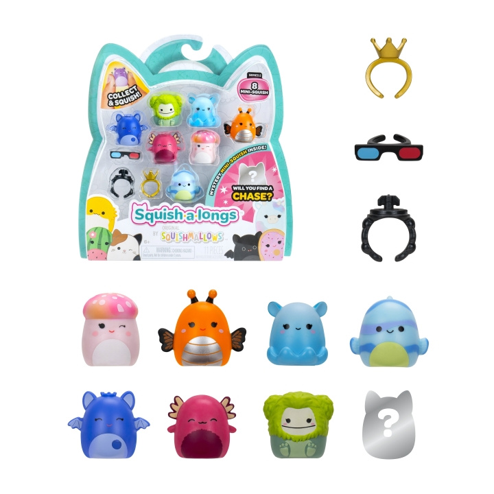 Squishalongs 2.5 cm 8 Pack S2 - Style 2 in the group TOYS, KIDS & BABY PRODUCTS / Toys / Figures, Miniatures & accessories at TP E-commerce Nordic AB (D29989)
