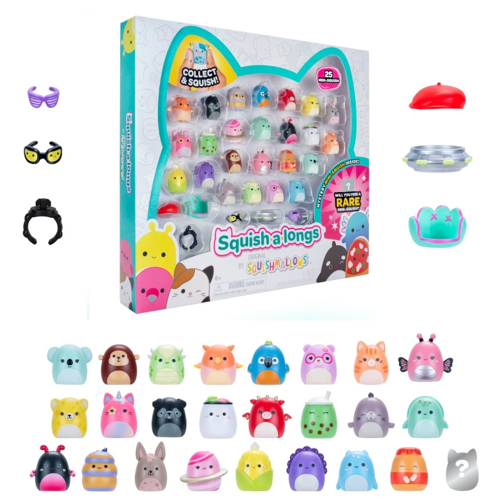 Squishalongs 2,5 cm 25 Pack Style 1 S3 (2520235) in the group TOYS, KIDS & BABY PRODUCTS / Toys / Figures, Miniatures & accessories at TP E-commerce Nordic AB (D30005)