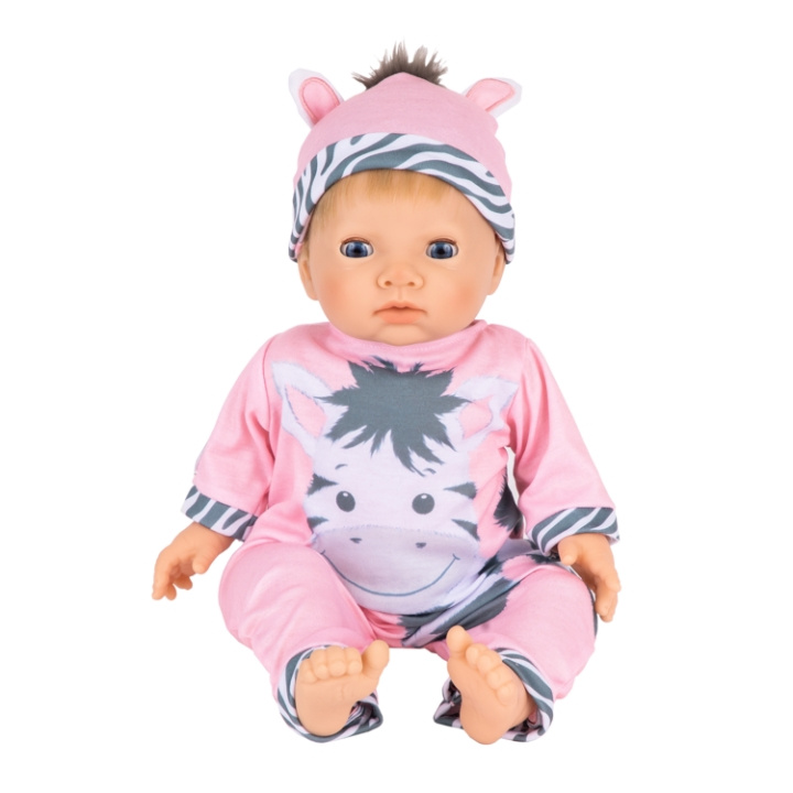 Tiny Treasure Blond haired Doll Zebra outfit (30267) in the group TOYS, KIDS & BABY PRODUCTS / Toys / Docks & Accessories at TP E-commerce Nordic AB (D30037)