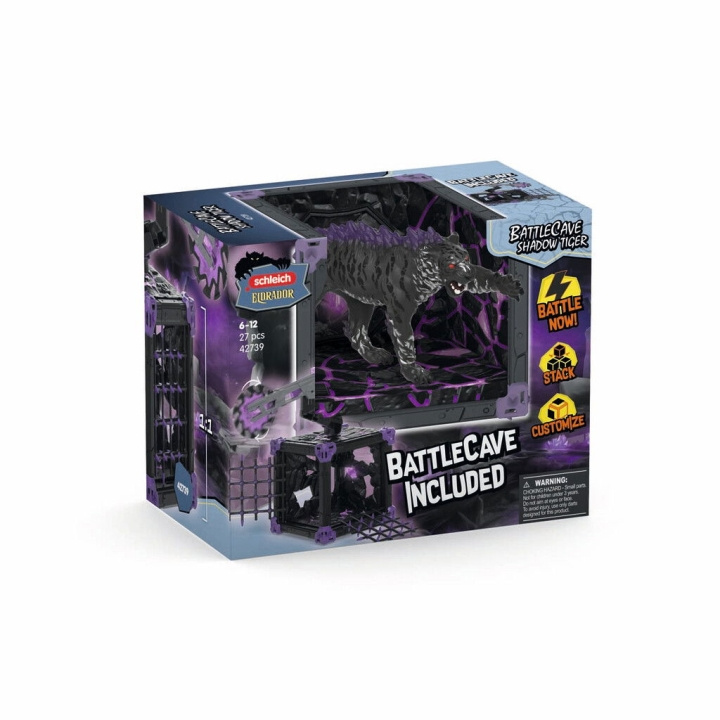 Schleich BattleCave Shadow Tiger (42739) in the group TOYS, KIDS & BABY PRODUCTS / Toys / Figures, Miniatures & accessories at TP E-commerce Nordic AB (D30065)