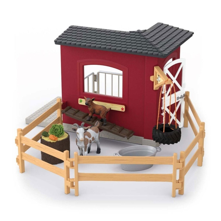 Schleich Goat stable (42726) in the group TOYS, KIDS & BABY PRODUCTS / Toys / Play set at TP E-commerce Nordic AB (D30069)