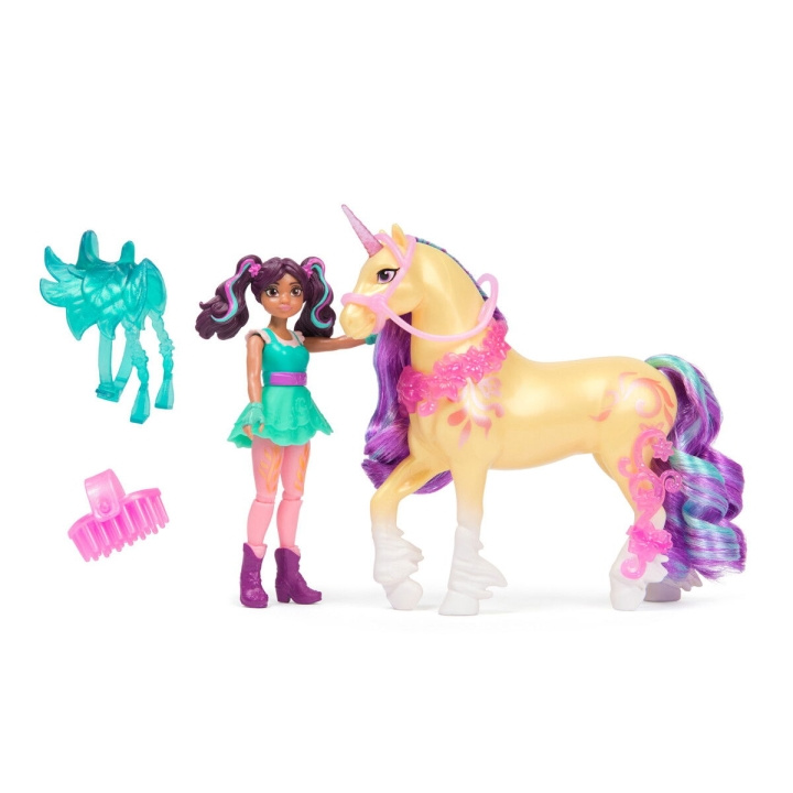 Unicorn Academy Doll & Unicorn V2 - Ava & Leaf (6072678) in the group TOYS, KIDS & BABY PRODUCTS / Toys / Docks & Accessories at TP E-commerce Nordic AB (D30070)