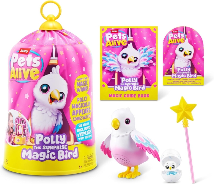 Pets Alive Polly The Surprise Magic Bird (9561) in the group TOYS, KIDS & BABY PRODUCTS / Toys / Figures, Miniatures & accessories at TP E-commerce Nordic AB (D30078)