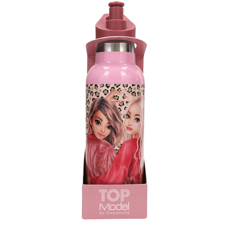 TOPModel Drinking Bottle LEOHEART - Pink, Berry Red - 500 ml in the group TOYS, KIDS & BABY PRODUCTS / Eat & Drink / Baby bottle & Accessories at TP E-commerce Nordic AB (D30085)