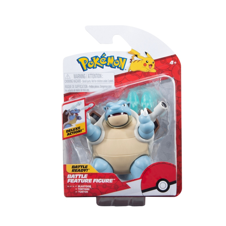 Pokémon Battle Feature Figure Blastoise (PKW3035) in the group TOYS, KIDS & BABY PRODUCTS / Toys / Figures, Miniatures & accessories at TP E-commerce Nordic AB (D30113)