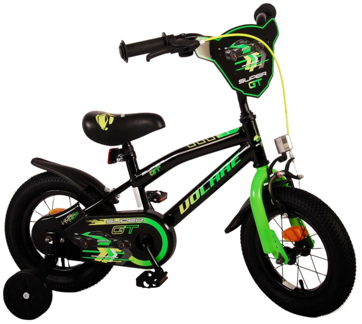 Volare Children\'s Bicycle 12 - Super GT Green (21182) in the group TOYS, KIDS & BABY PRODUCTS / Outdoor toys / Bicycles & Scooters at TP E-commerce Nordic AB (D30134)